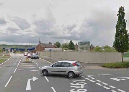Station Road, Corby, now, showing the vacant site. Copyright: Google NNL-180223-171301005
