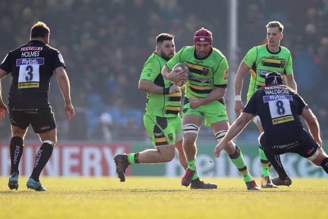 Christian Day in action for Saints at Exeter (Picture: Sharon Lucey)
