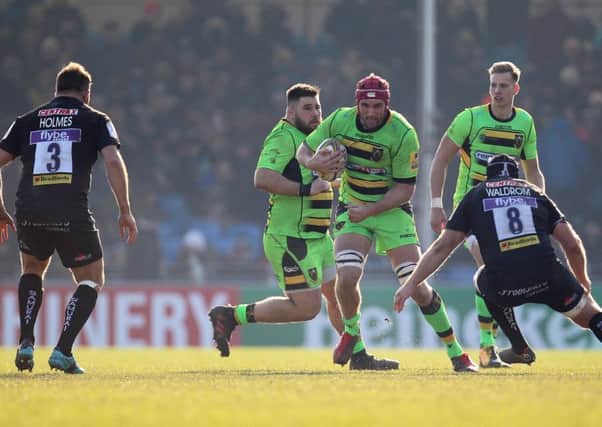 Christian Day in action for Saints at Exeter (Picture: Sharon Lucey)