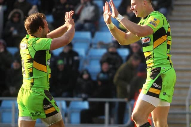 Harry Mallinder scored for Saints at Sandy Park on Saturday (picture: Sharon Lucey)