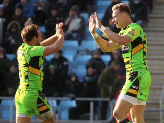 Harry Mallinder scored for Saints at Sandy Park on Saturday (picture: Sharon Lucey)