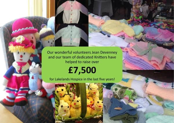 The army of knitters have been thanked for their support