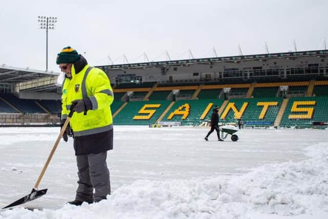 Everyone at Saints has been working hard to get Saturday's game on