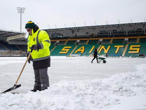 Everyone at Saints has been working hard to get Saturday's game on