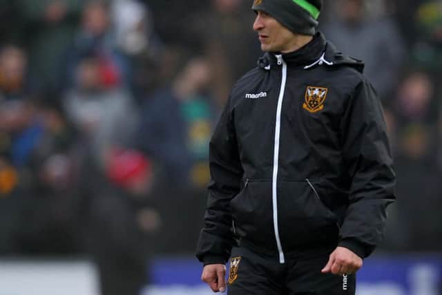 Alan Dickens issued a rallying call to the Saints players during half-time on Saturday (picture: Sharon Lucey)