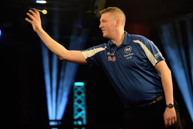 David Pallett in action during the Coral UK Open last weekend. Picture by Christopher Dean