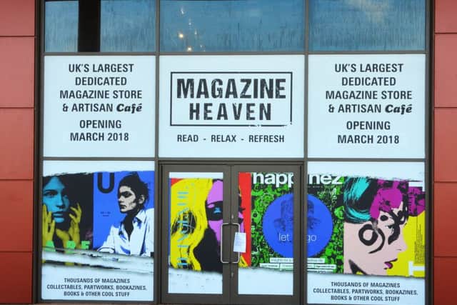 Magazine Heaven, opening soon at Rushden Lakes.
Photo by John Robertson, 16/02/2018. NNL-180803-112319005