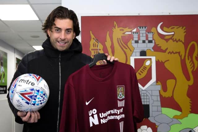 James 'Arg' Argent visited the Cobblers ground today to support Niamh's Next Step.