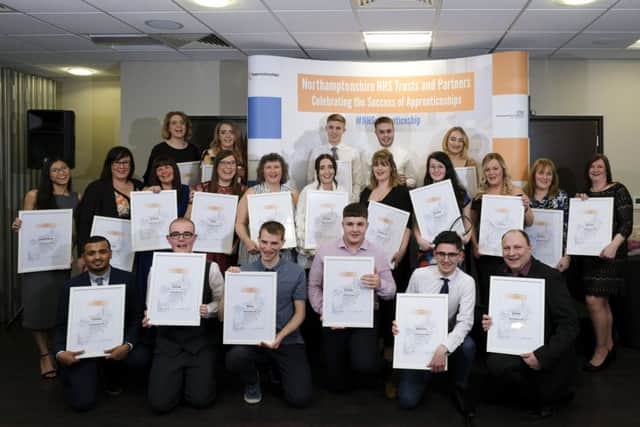 Winners from the NHS Apprentice Awards