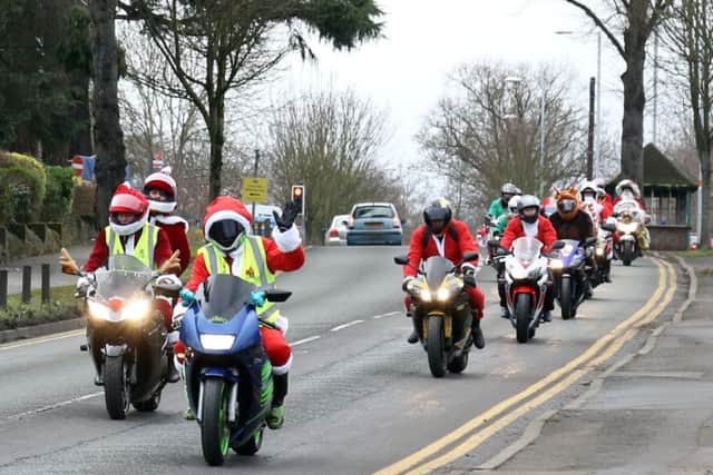 Kettering Biker Escorts are holding the egg run after a successful Santa toy run at Christmas.