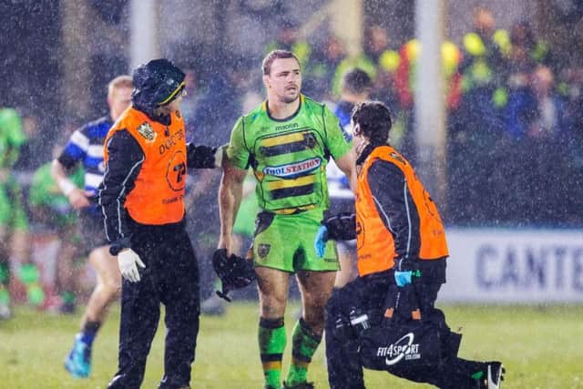 Heinrich Brssow suffered a hamstring injury in the defeat to Bath (picture: Kirsty Edmonds)