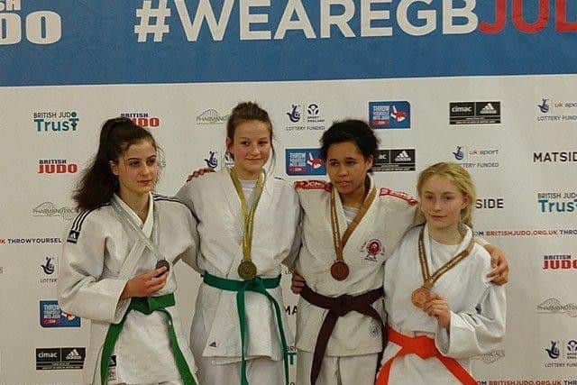 Shudan Wellingborough Judo Club's Megan Price was a winner at the British Schools Championship