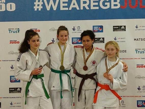 Shudan Wellingborough Judo Club's Megan Price was a winner at the British Schools Championship