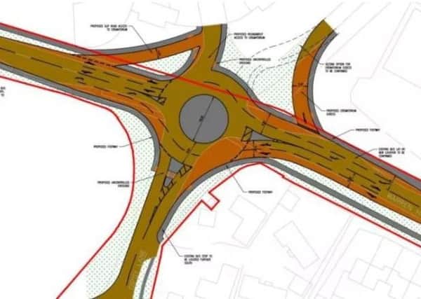 The possible new Gipsy Lane roundabout junction. NNL-180322-120937005