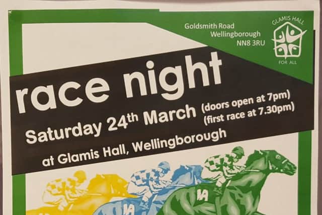 The race night is being held on Saturday (March 24)