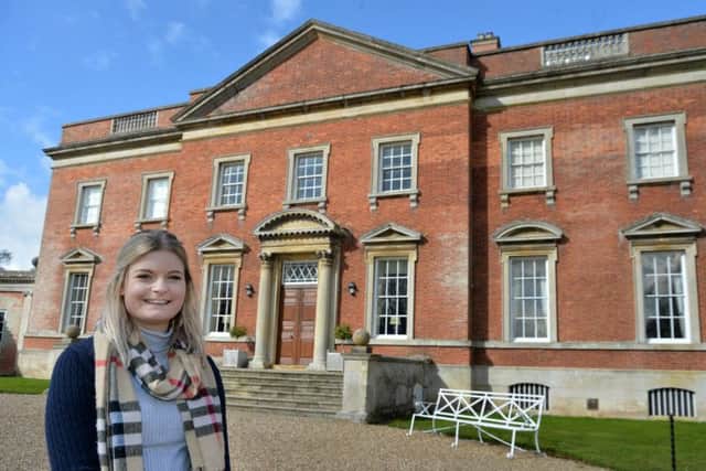 Eleanor Laverick marketing and volunteer officer at Kelmarsh Hall.
PICTURE: ANDREW CARPENTER