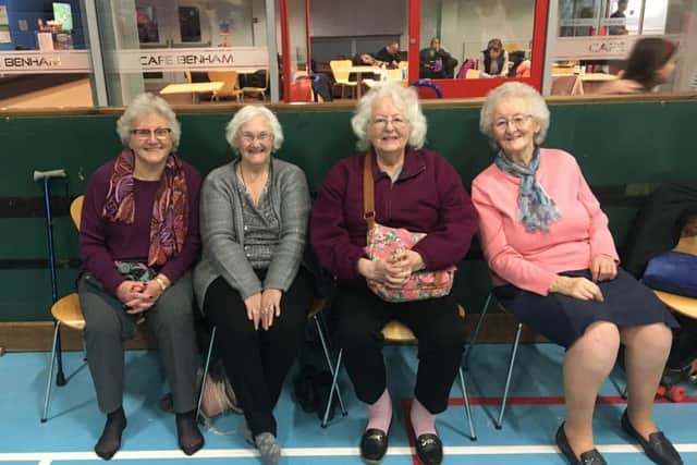 Members of Golden Years at Benham Arena