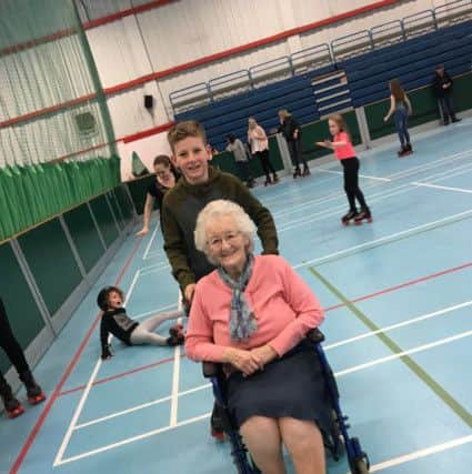 Golden Years took part in the roller disco at Benham Arena in Northampton