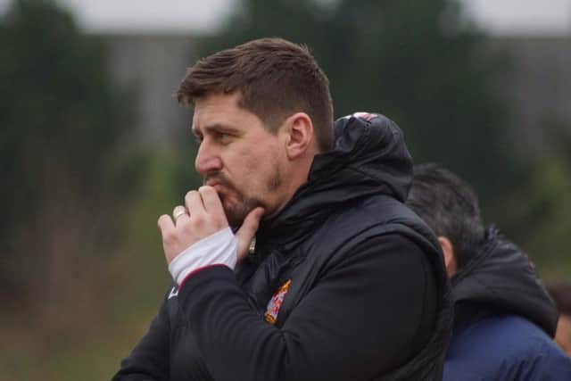 Marcus Law watches on during his side's victory