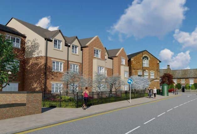 An alternative view of the proposed development