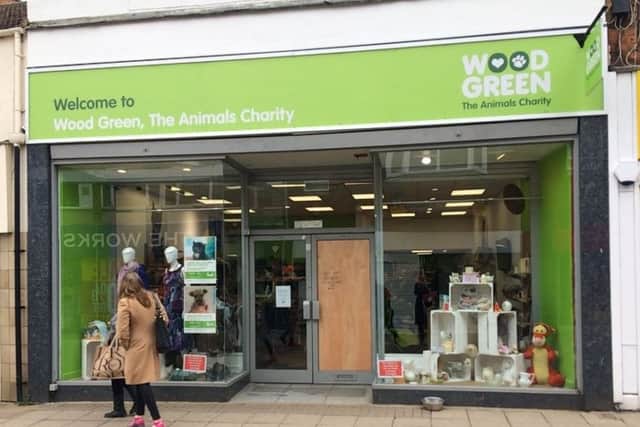 The Wood Green charity shop was targeted