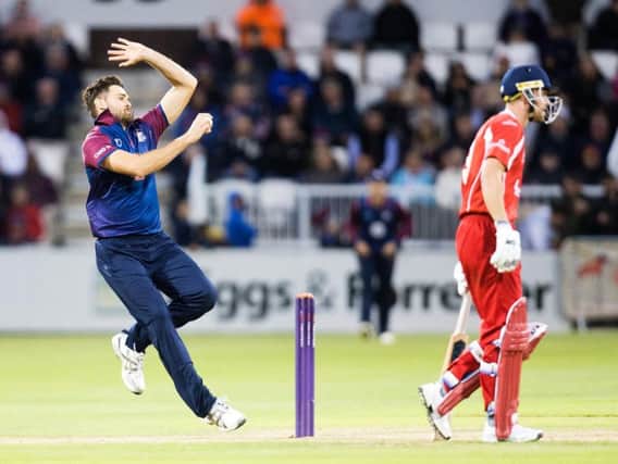 Northants bowler Nathan Buck will miss the start of the season (picture: Kirsty Edmonds)