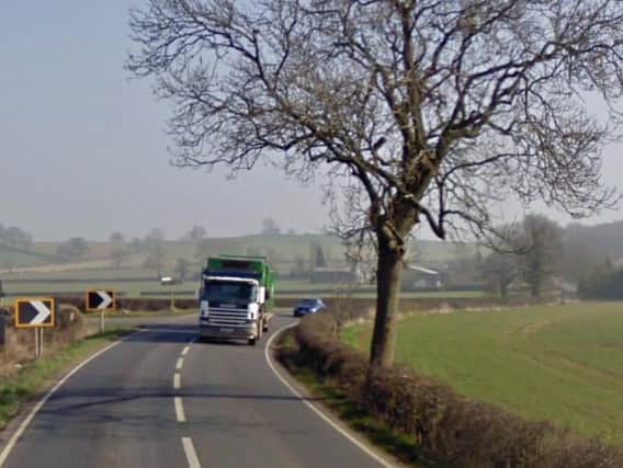 A man died after his car left the road and collided with a tree last week.
