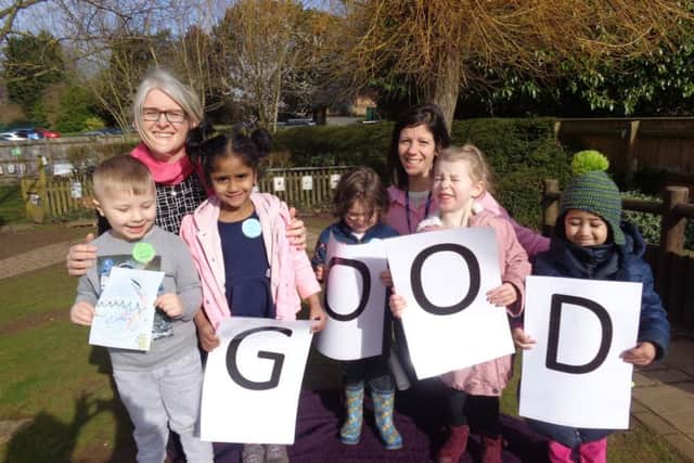 Highfield Nursery School in Wellingborough has been rated as good