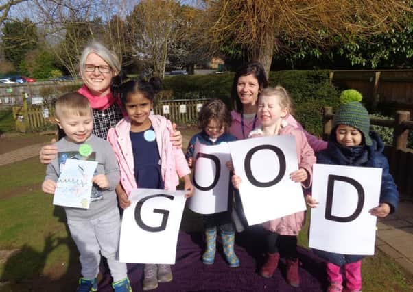Highfield Nursery School in Wellingborough has been rated as good