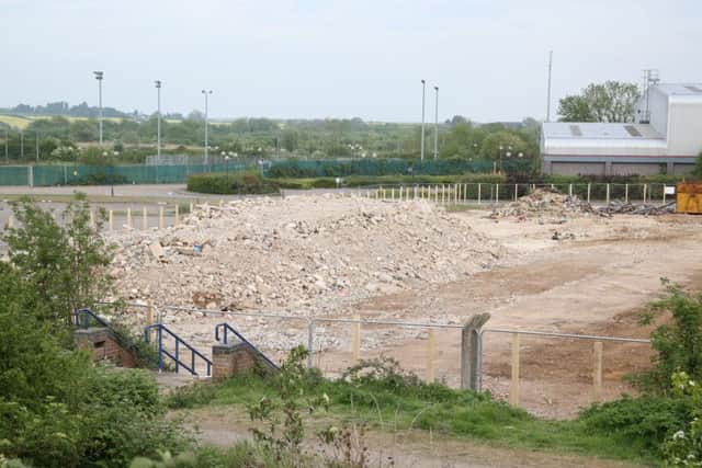 The stadium was demolished last year