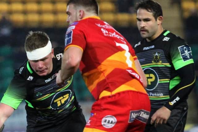 Reece Marshall (left) and Cobus Reinach (right) start for Saints against Saracens (picture: Sharon Lucey)