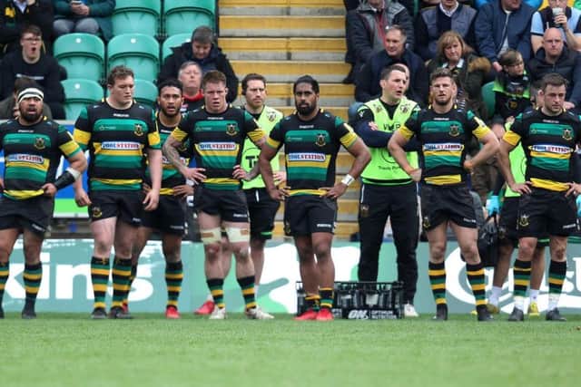 Saints were left stunned by Saracens once again (pictures: Sharon Lucey)