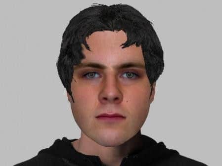 The e-fit released by Northamptonshire Police