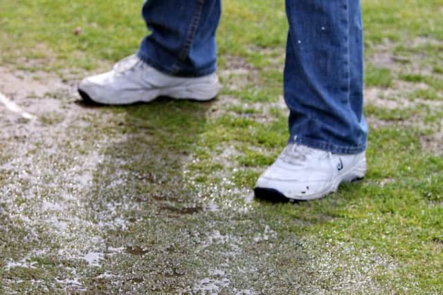 The wet weather has made life difficult for cricket club groundsmen