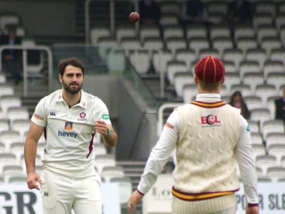 Brett Hutton took two early wickets on his Northants debut (picture: Peter Short)