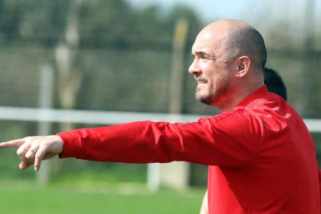Irchester United boss Steve Sargent