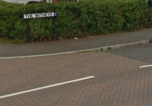 The first burglary happened in The Witheys, Grange Park