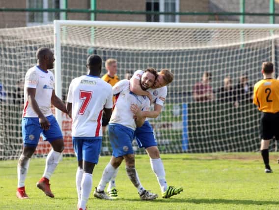 AFC Rushden & Diamonds were all smiles as they returned to winning ways with a 4-1 success over Aylesbury United on Saturday. They will be looking to take another step towards promotion when they host AFC Dunstable at Hayden Road tonight