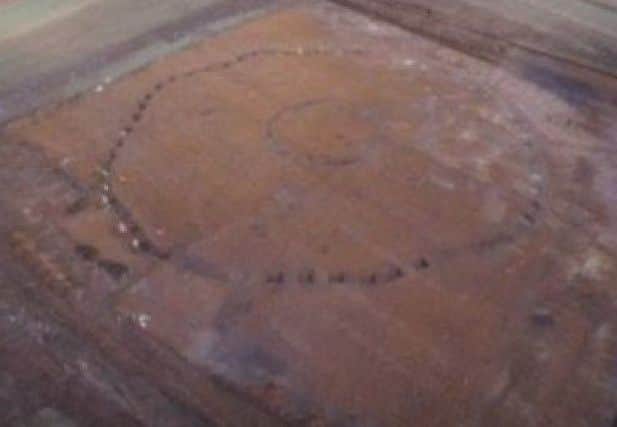 The henge uncovered at Warth Park, Raunds