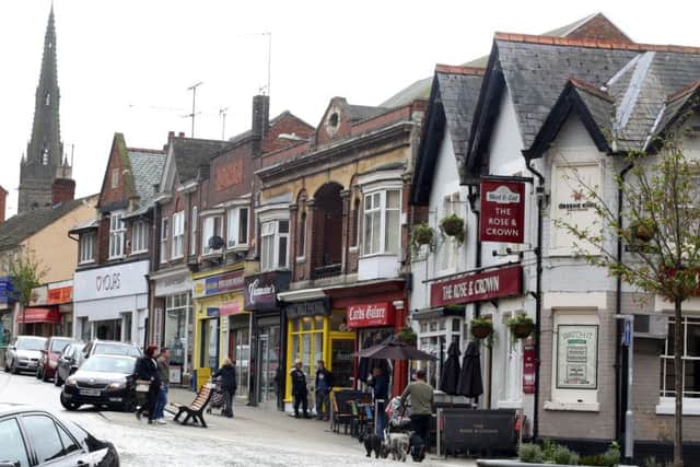 The incident took place outside the Rose and Crown in Rushden High Street
