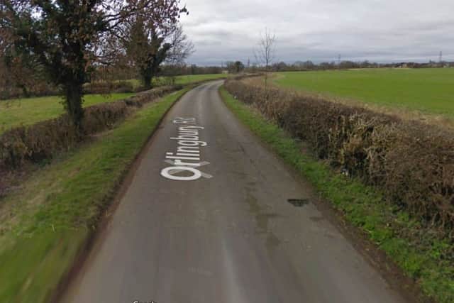 Orlingbury Road, near Pytchley, where a teen was killed last night. NNL-180419-145853005