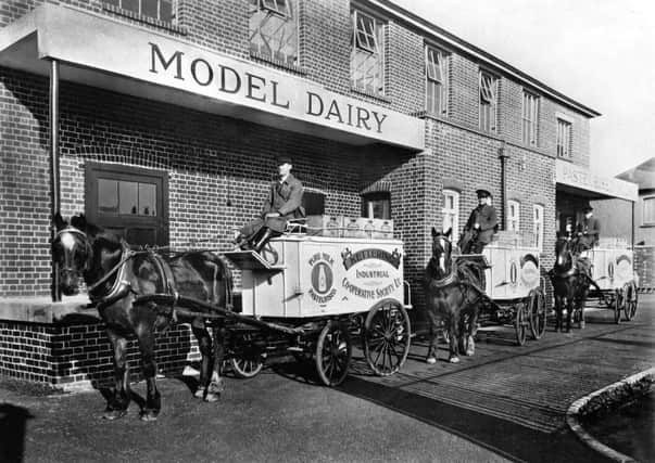 Delivering your milk with style, the Kettering Co-op Model Dairy in the early 1900s