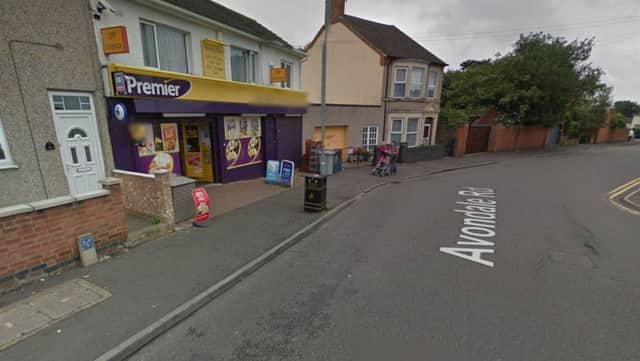 Avondale Road, Kettering, where a shop worker was assuaulted. Copyright Google. NNL-180420-161513005