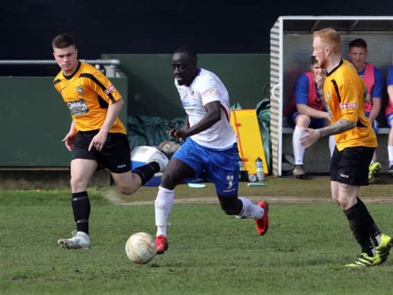 Joel Gyasi hit the winner as AFC Rushden & Diamonds moved closer to promotion with a 1-0 success at Cambridge City