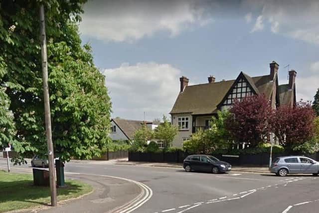 The incident took place in Park Crescent last night.