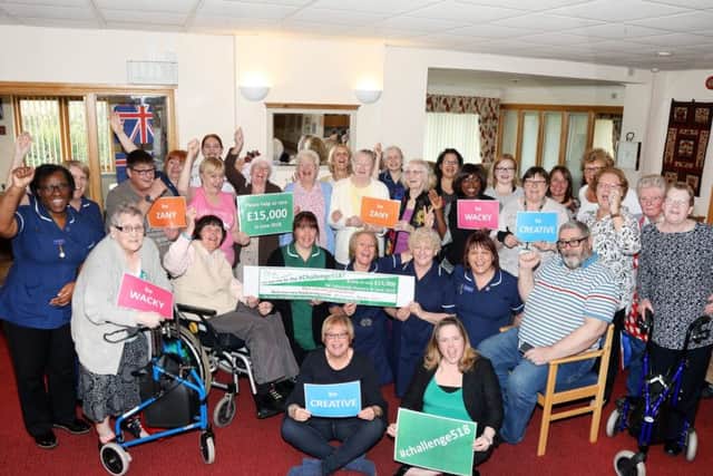 Staff, patients and volunteers at Lakelands Hospice are urging others to join them with this year's #challenge518 fundraiser