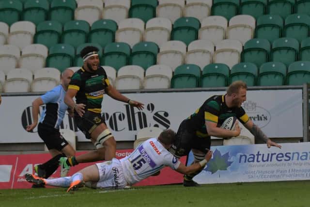Ben Nutley helped the Wanderers to beat Exeter Braves in the Prem Rugby A League final on Monday night (picture: Dave Ikin)