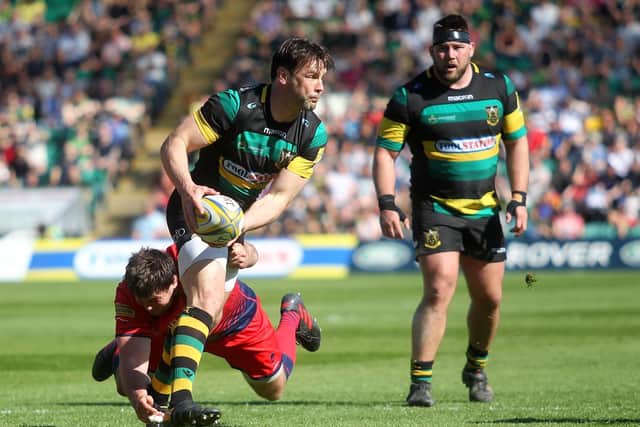 Ben Foden starred on his final appearance for Saints (picture: Sharon Lucey)