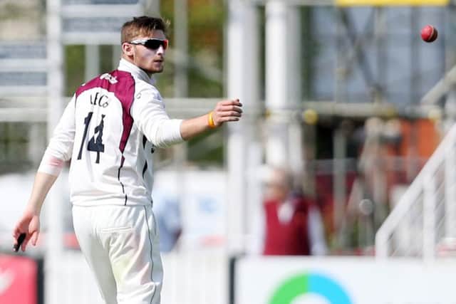 Rob Keogh claimed three wickets for Northants