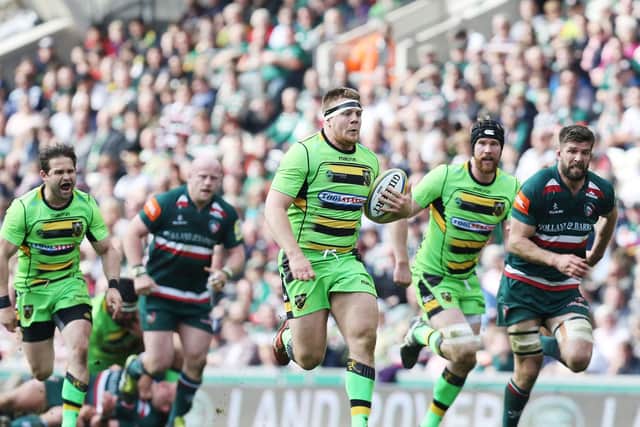 Paul Hill starred in Saints' win at Leicester last month (picture: Kirsty Edmonds)